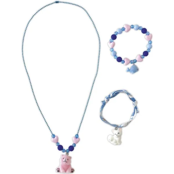 Janod Atelier Ensemble de fabrication de bijoux avec petits animaux 3 pcs