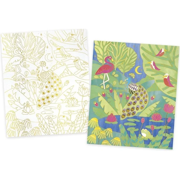 Janod Atelier Set Maxi Peinture à l'eau Animaux à partir de 6 ans