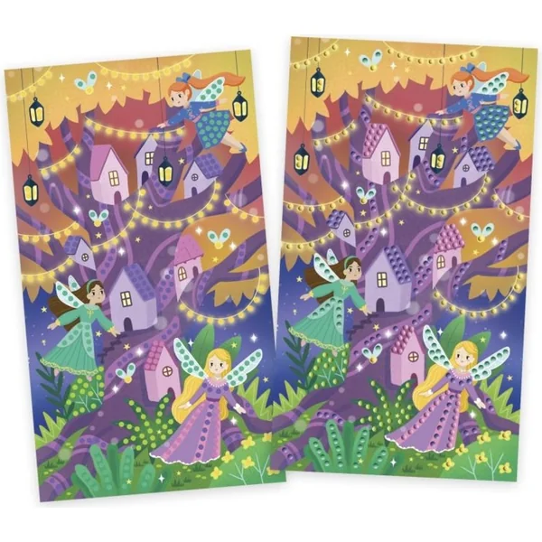 Janod Atelier Set Midi Images scintillantes avec cristaux Magie à partir de 7 ans