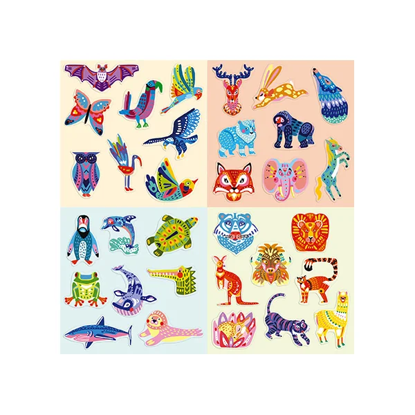 Janod Atelier XXL ensemble avec de nombreuses activités Animaux Maxi 6+