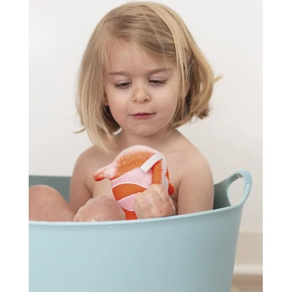 Janod Jouet de bain animaux marins en tissu éponge 3 pcs