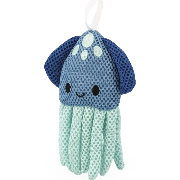 Janod Jouet de bain animaux marins en tissu éponge 3 pcs