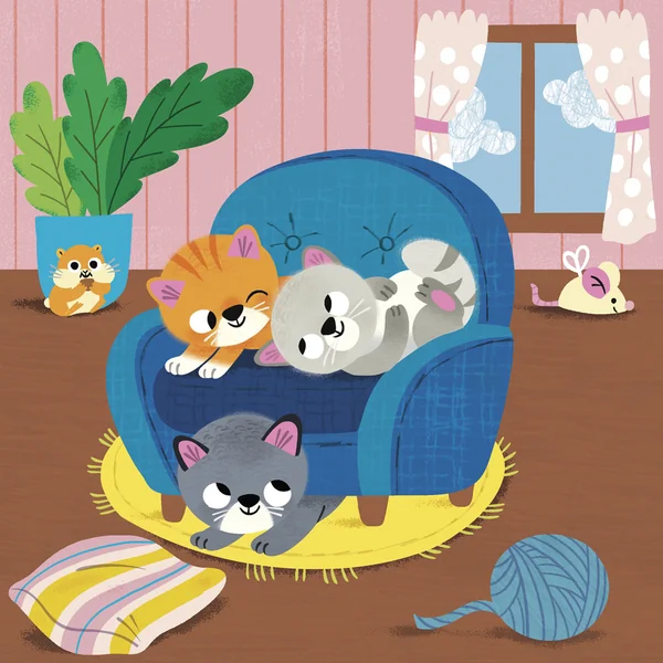 Janod My arts&crafts Mini Coloriages Velours Animaux Gourmands à partir de 18 mois