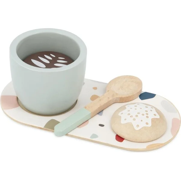 Janod Nous cuisinons et cuisons Machine à café en bois pour enfants