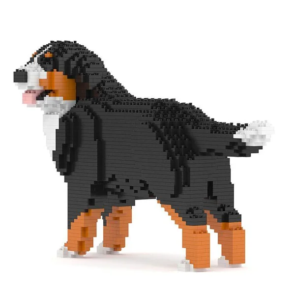 JEKCA BLOCS DE CONSTRUCTION - CHIEN BOUVIER BERNOIS QUI TOURNE LA TÊTE STANDARD