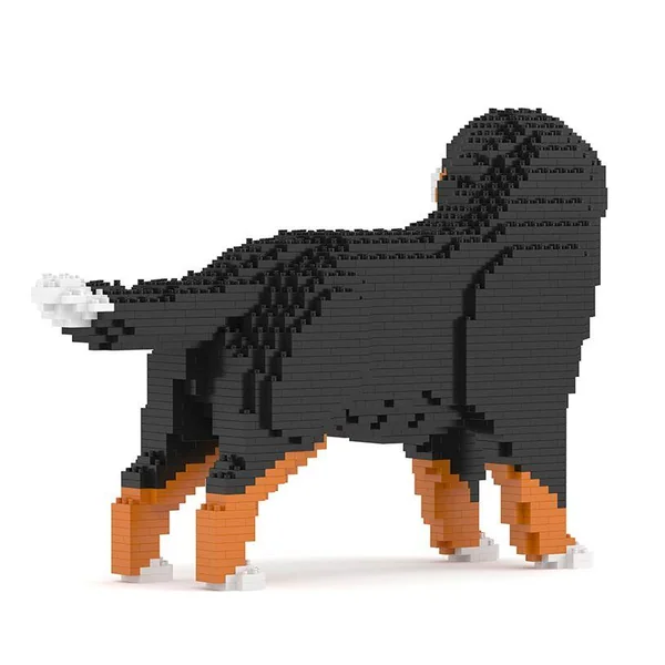 JEKCA BLOCS DE CONSTRUCTION - CHIEN BOUVIER BERNOIS QUI TOURNE LA TÊTE STANDARD