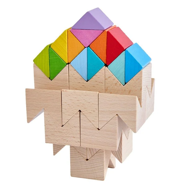 JEU D'ASSEMBLAGE 3D VARIETE MULTICOLORE