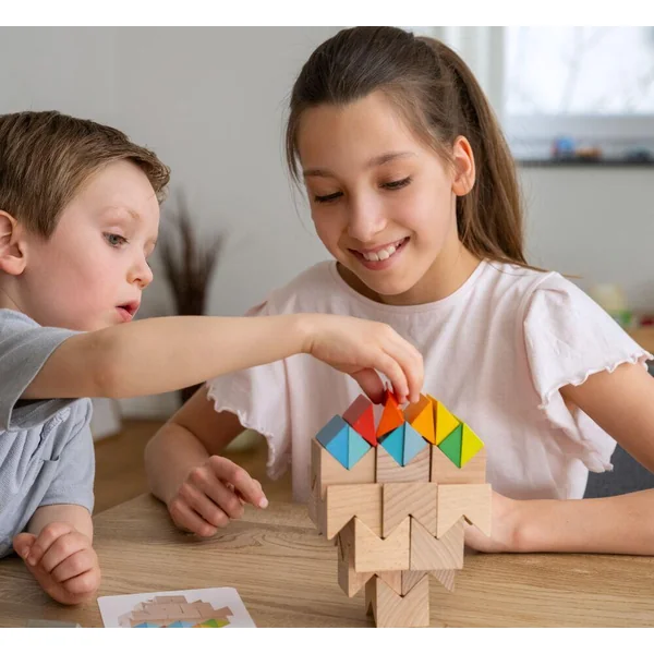 JEU D'ASSEMBLAGE 3D VARIETE MULTICOLORE