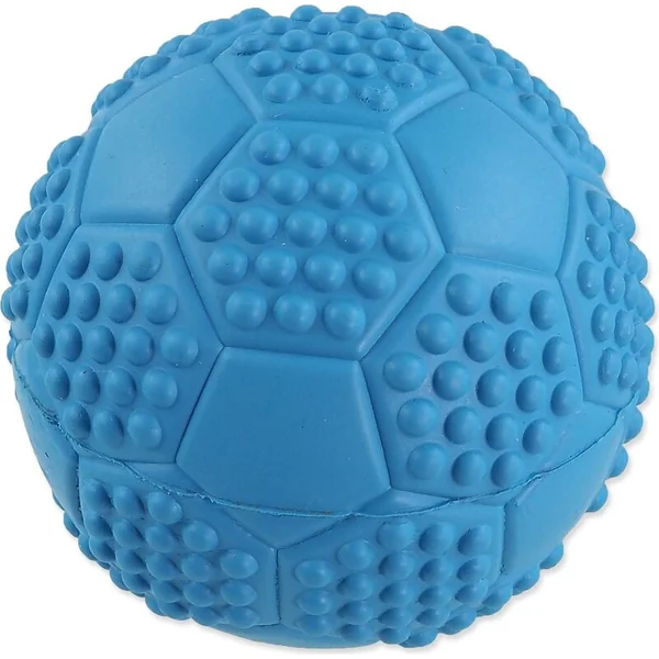 Jouet Dog Fantasy balle de football avec des pointes qui couine mélange de couleurs 7cm