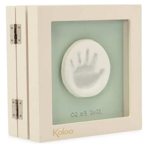 Kaloo Intemporel Cadre photo en bois avec 2 empreintes 3 pièces