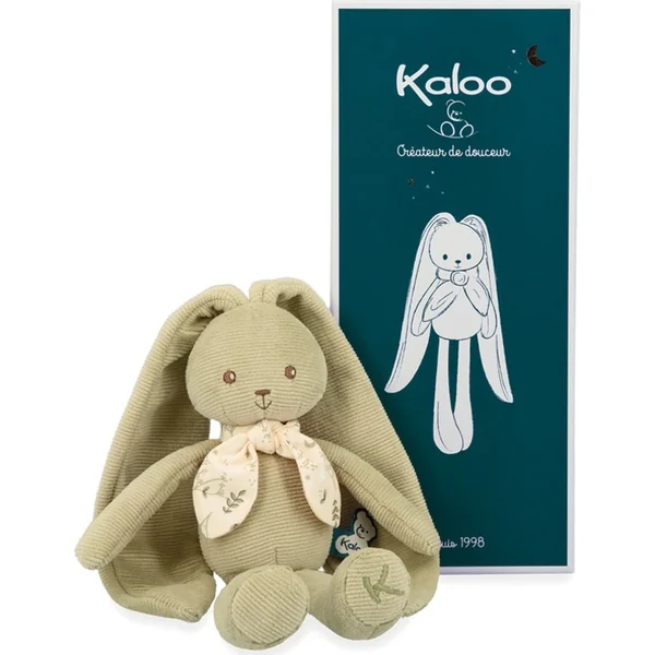 Kaloo Lapinoo Lapin en peluche aux longues oreilles vert 25 cm