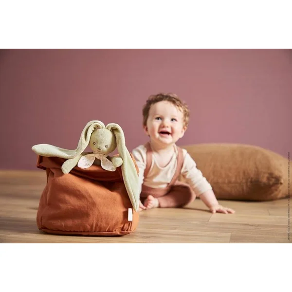 Kaloo Lapinoo Lapin en peluche aux longues oreilles vert 25 cm