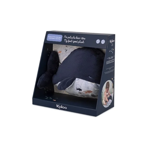 Kaloo Petit Calme Baleine avec coussin de lavande pour un meilleur sommeil
