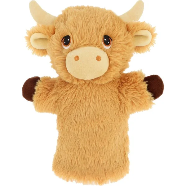 Keel Toys SE3077-3 Keeleco Vache de montagne - marionnette en peluche écologique 27 cm