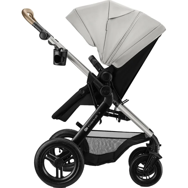 KINDERKRAFT Poussette combinée 3 en 1 Moov 2 XL Air Grey