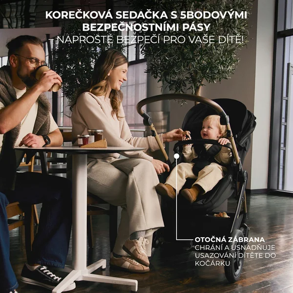 KINDERKRAFT Poussette combinée 3 en 1 Moov 2 XL Air Grey