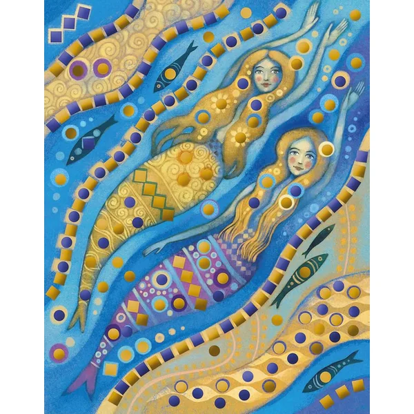 L'ART A LA MANIERE DE KLIMT - SEQUINS A COLLER REVERIES - POCHETTE AVEC ACCESSOIRES