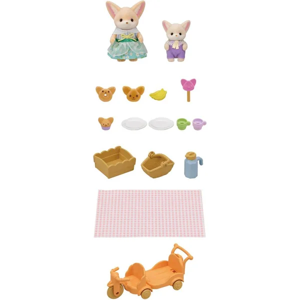 LE SET DE PIQUE-NIQUE DES FRERES ET SŒURS FENNEC -SYLVANIAN FAMILLES