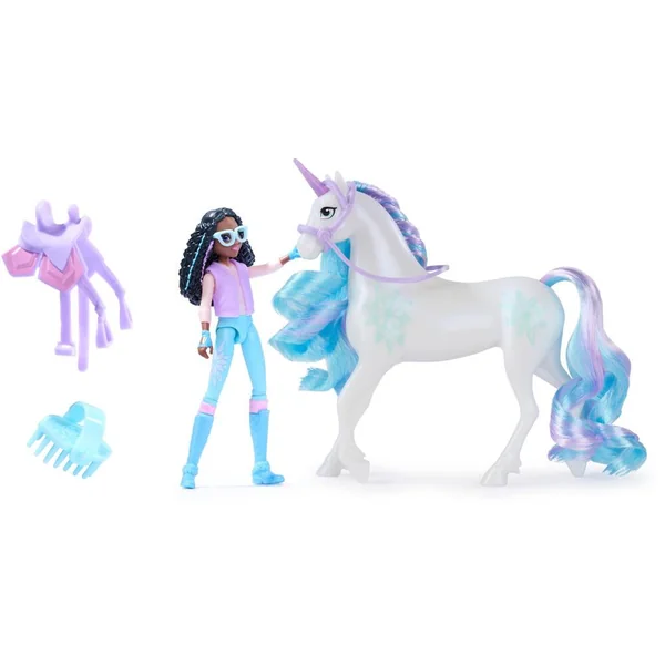 L'ECOLE DES LICORNES - COFFRET LICORNE GLACIER ET POUPEE LAYLA