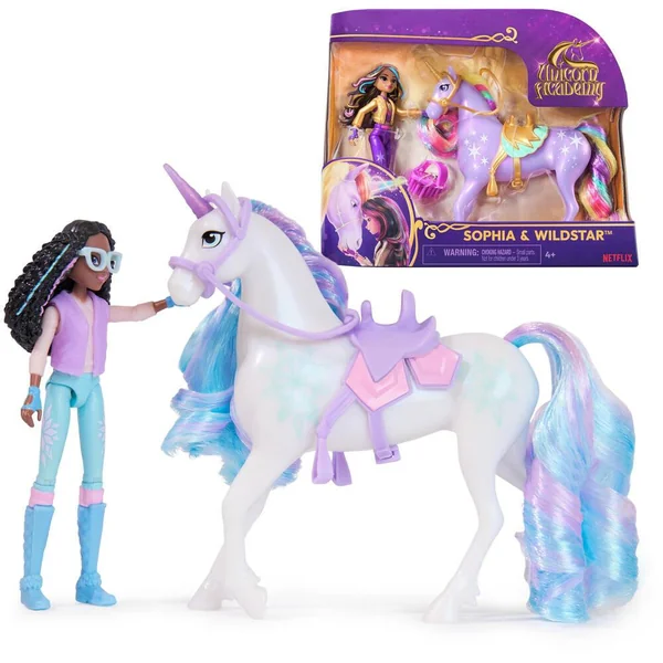 L'ECOLE DES LICORNES - COFFRET LICORNE GLACIER ET POUPEE LAYLA