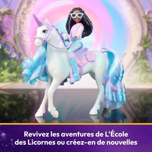 L'ECOLE DES LICORNES - COFFRET LICORNE GLACIER ET POUPEE LAYLA