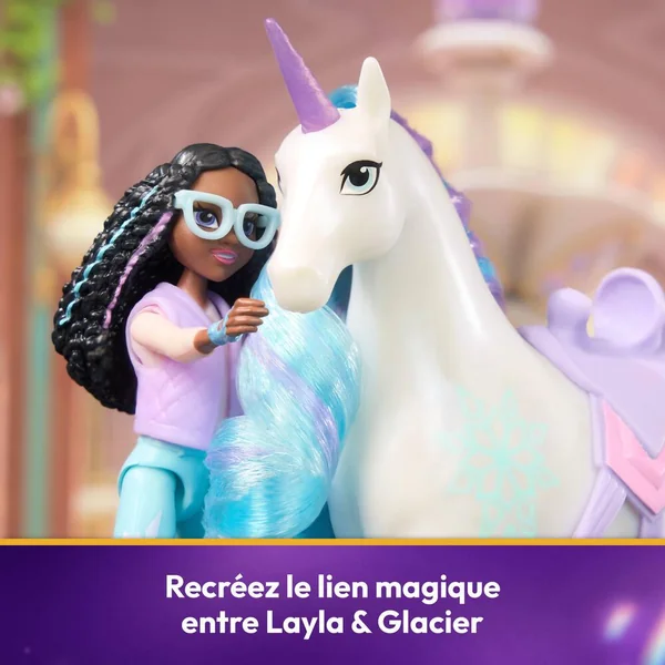 L'ECOLE DES LICORNES - COFFRET LICORNE GLACIER ET POUPEE LAYLA