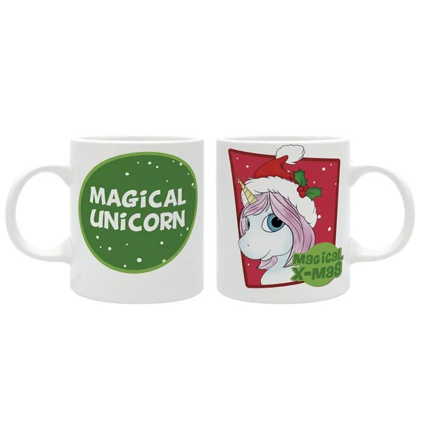 LICORNE - MUG - 320 ML - X-MAS - MAGICAL UNICORN X6*