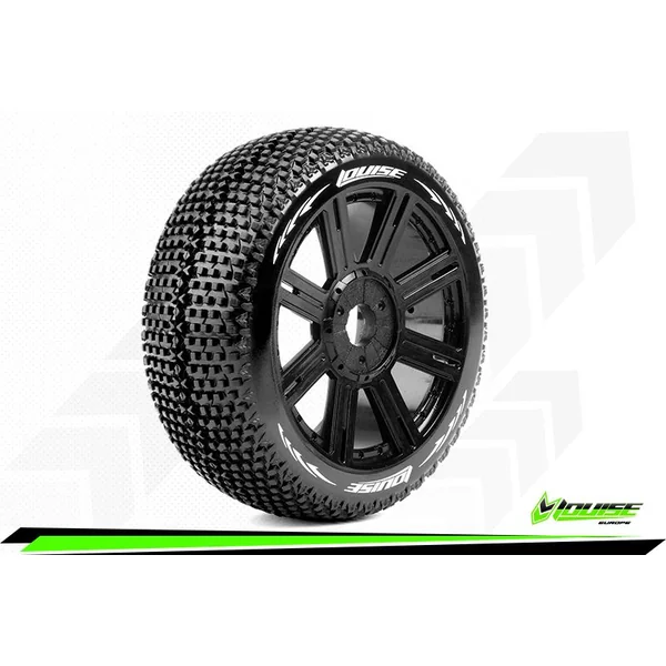 Louise RC Pneus + Jantes B-TURBO - Buggy 1/8 Carson Virus Specter - Losi Eigh - Hobao - Arrma Typhon - Hex 17mm - LR-T3104SB