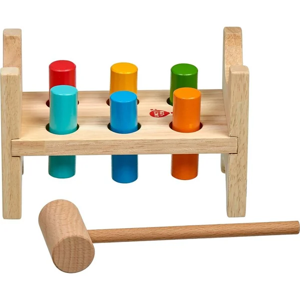 Lucy & Leo 223 Chouette des bois - marteau en bois 8 pièces