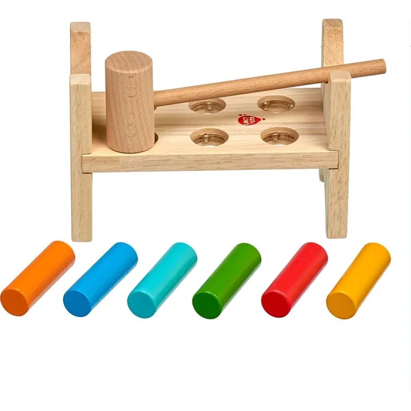 Lucy & Leo 223 Chouette des bois - marteau en bois 8 pièces