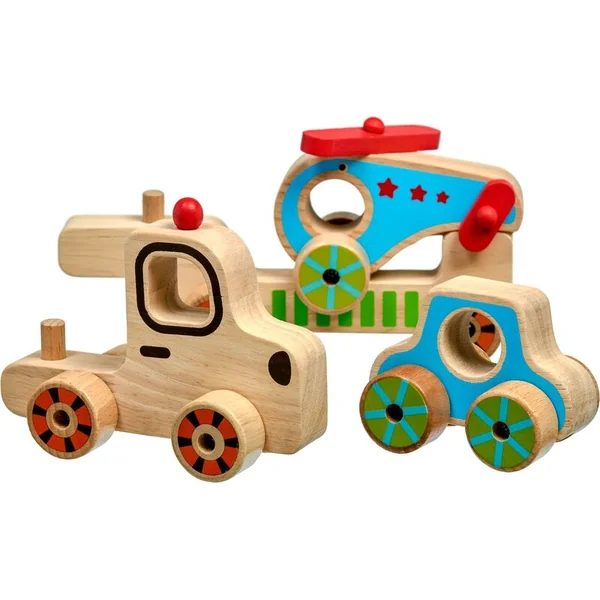 Lucy & Leo 242 Mon premier camion - puzzle en bois 4 pièces