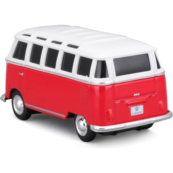 Maisto RC - DIE-CAST METAL avec lumières, Volkswagen Van Samba, 1:41, 2,4 GHz, USB, XTR, Blu