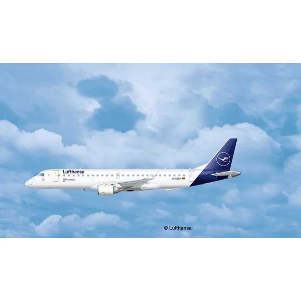 Maquette en plastique avion 03883 - Embraer 190 Lufthansa New Livery (1:144)