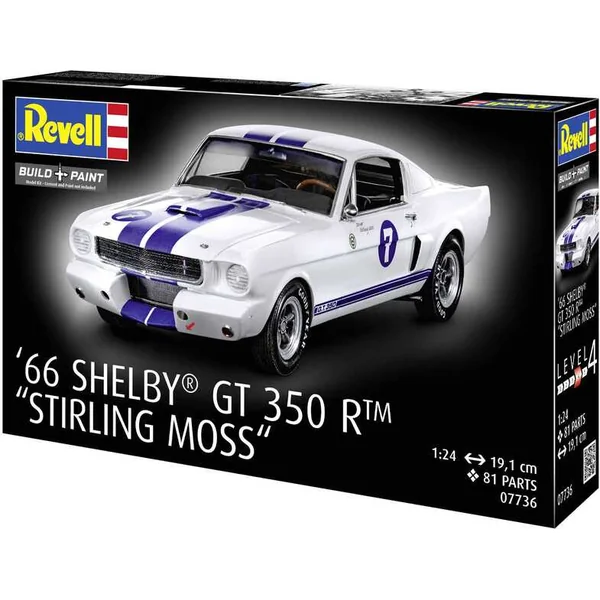 Maquette en plastique voiture 07736 - 1966 Shelby GT 350 R "Stirling Moss" (1:24)