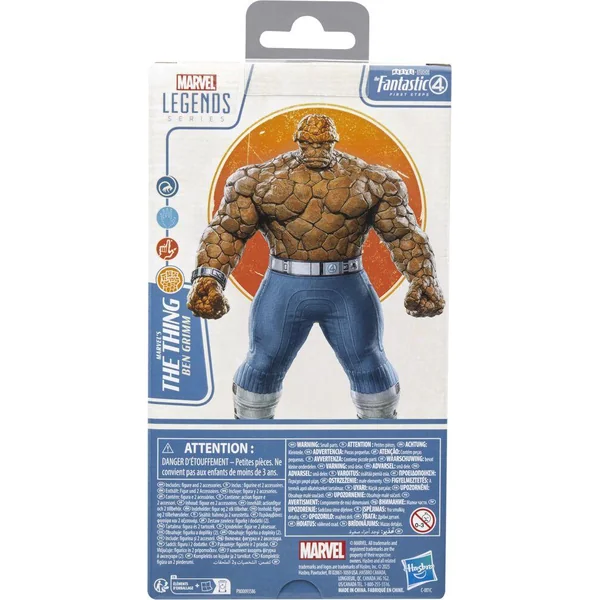 MARVEL - LES 4 FANTASTIQUES PREMIERS PAS FIGURINE THE THING 15 CM