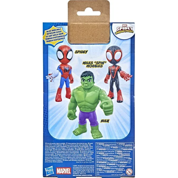 MARVEL SPIDEY ET SES AMIS EXTRANSFORMERS ORDINAIRES FIGURINE HULK GEANTE