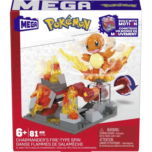 Mega Pokémon aventure - Charmander de type feu