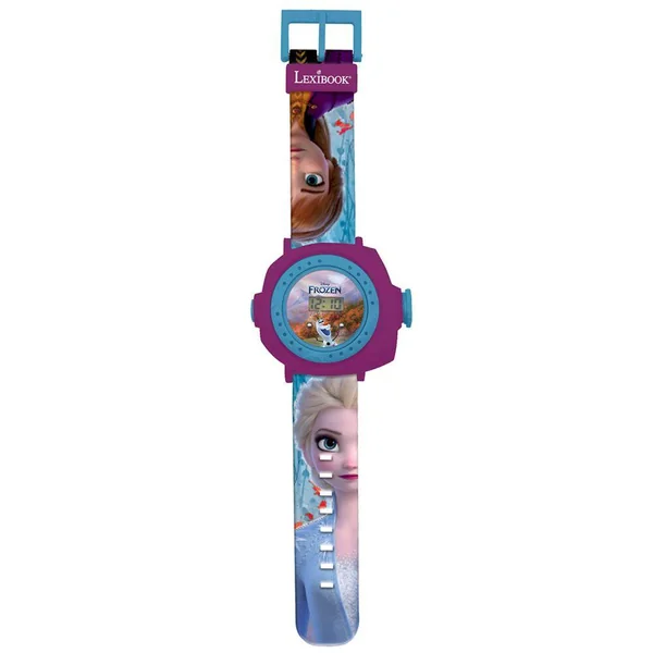 MONTRE DIGITALE AVEC PROJECTION DE 20 IMAGES DESIGN REINE DES NEIGES