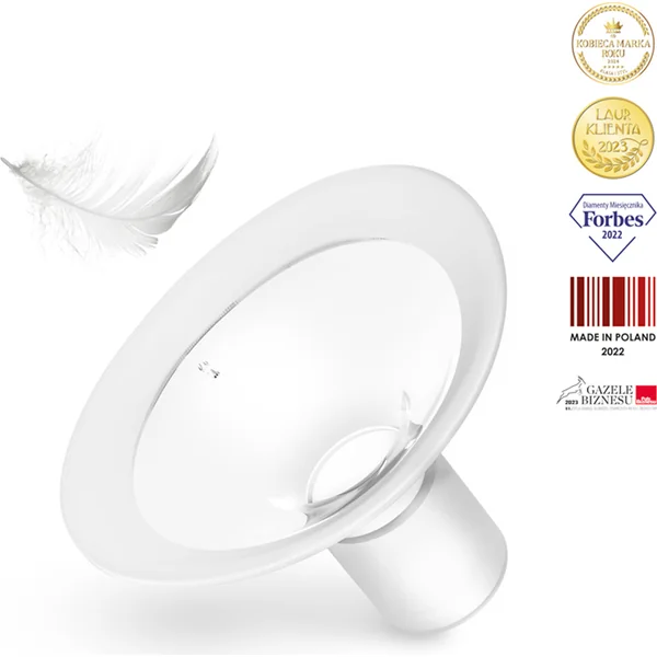 NENO Bouclier mammaire en plastique avec connecteur pour tire-lait Neno 21mm
