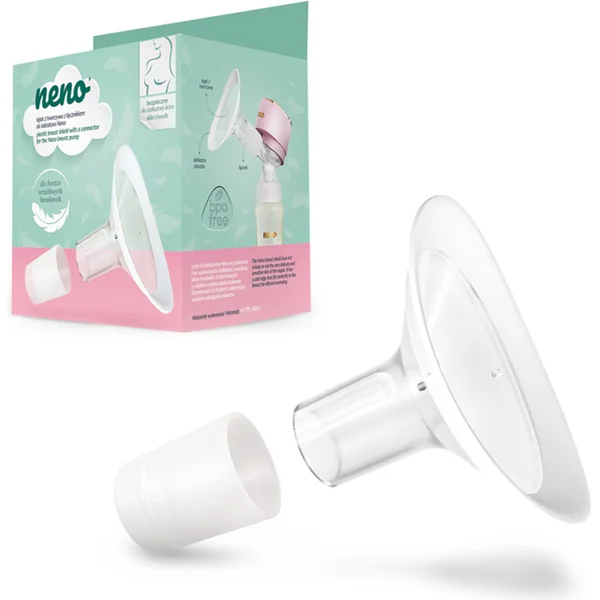 NENO Bouclier mammaire en plastique avec connecteur pour tire-lait Neno 21mm
