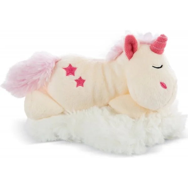 NICI peluche Licorne endormie Theodor 16cm, allongée sur un nuage GREEN