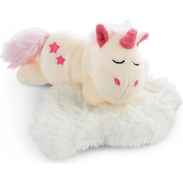 NICI peluche Licorne endormie Theodor 16cm, allongée sur un nuage GREEN