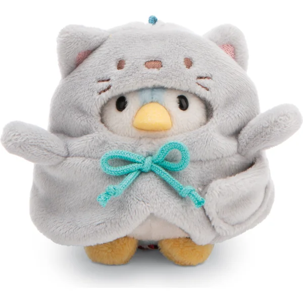 NICI peluche MyMochi Pingouin Waddle 8cm en costume de chat et canard, ensemble emballage cadeau