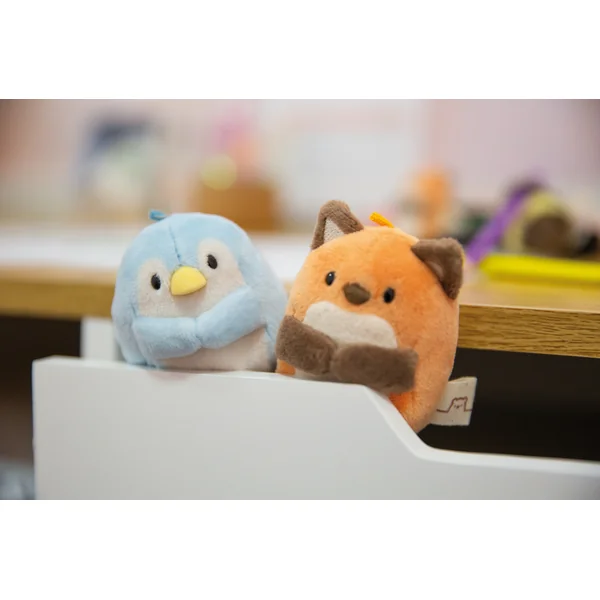 NICI peluche MyMochi Pingouin Waddle 8cm en costume de chat et canard, ensemble emballage cadeau