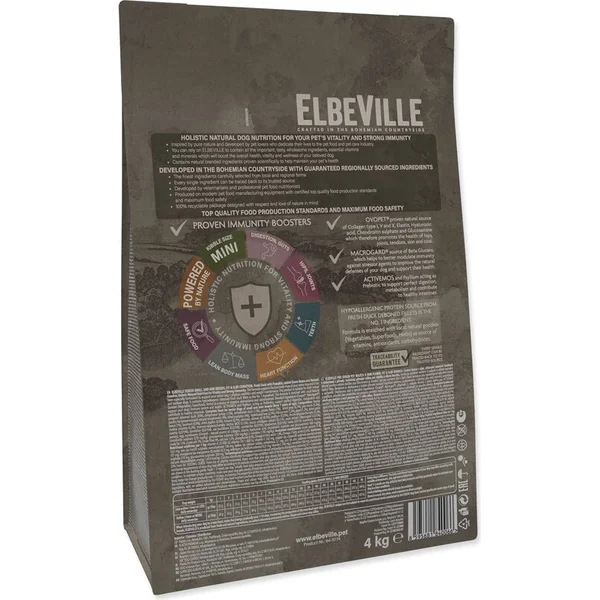 Nourriture ELBEVILLE Senior Mini Fit and Slim Condition Canard Frais 4kg
