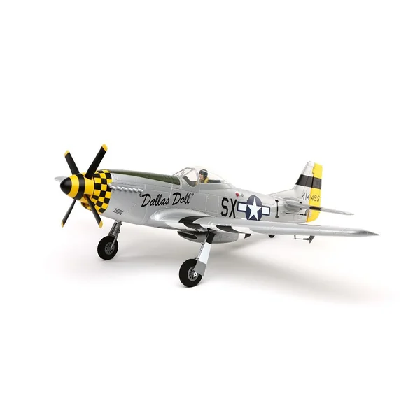 P-51D MUSTANG Eflite PNP en version Plug and Play : PNP - EFL6775