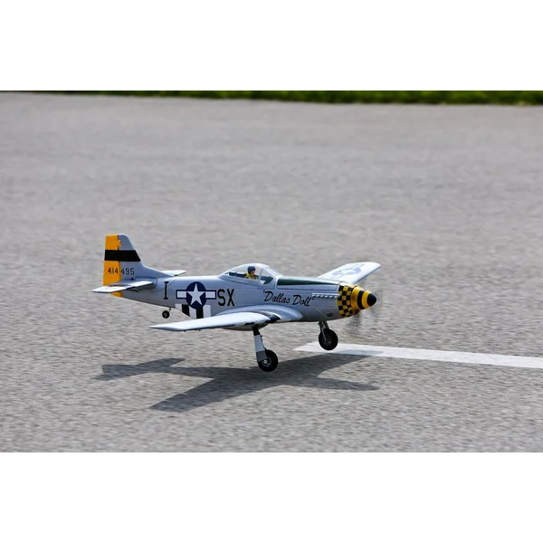 P-51D MUSTANG Eflite PNP en version Plug and Play : PNP - EFL6775