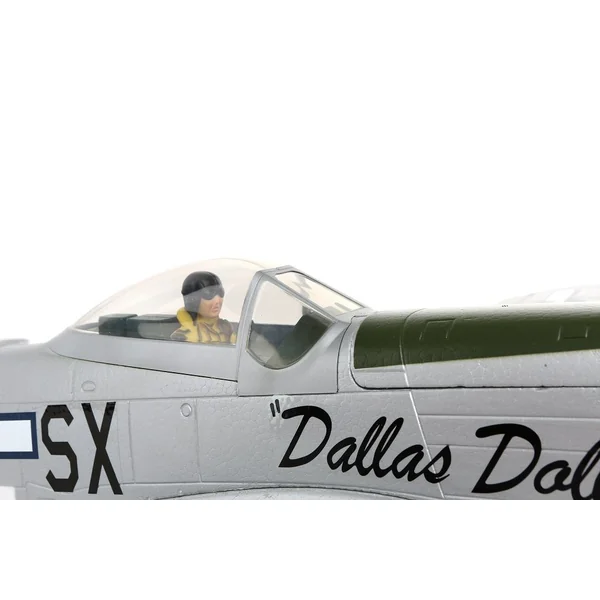 P-51D MUSTANG Eflite PNP en version Plug and Play : PNP - EFL6775