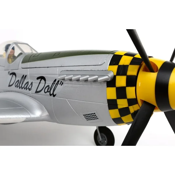 P-51D MUSTANG Eflite PNP en version Plug and Play : PNP - EFL6775