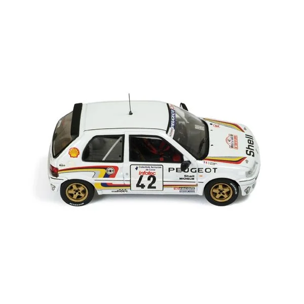 Peugeot 106 XSI #42 "Peugeot Sport" C.Bruzi-J-J.Pages Tour De Corse 1993
